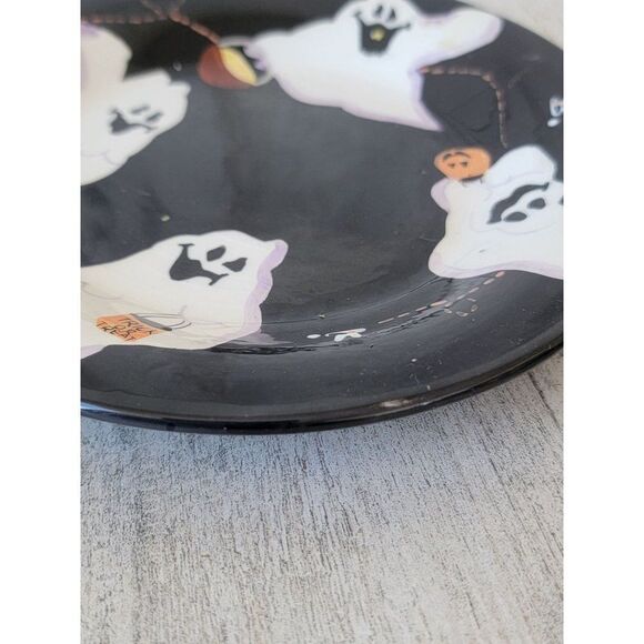 Palm tree‎ co ghost candy plate Halloween dish spooky - Picture 7 of 7